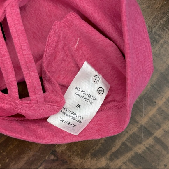🎄🎁Peloton New Heathered Strappy Bra Pink Women’s M Sports Bra - Picture 9 of 10